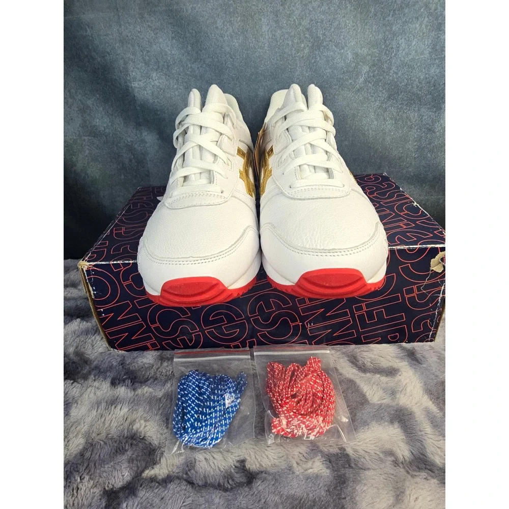 NWB Asics Gel-Lyte III OG Ronnie Fieg White Rich Gold Yoshino Rose Mens 12